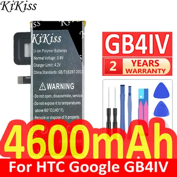  4600 мАч KiKiss Мощный аккумулятор для HTC Google GB4IV