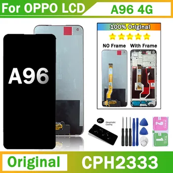  6.59'' Оригинал для OPPO A96 CPH2333 ЖК-дисплей Замена дигитайзера для Oppo A96 ЖК-рамка