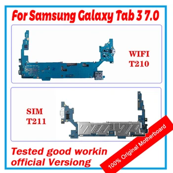  100% оригинальный разблокирован для Samsung Galaxy Tab 3 7.0 T210 T211 Материнская плата Версия ЕС Материнская плата Хорошая работа Полные чипы МБ