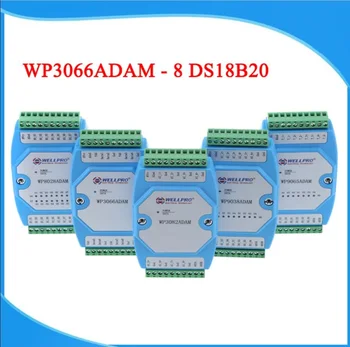  8-канальный вход Модуль регистрации температуры DS18B20 модуль RS485 RTU MODBUS WP3066ADAM WELLPRO