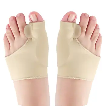  1 пара регулируемых силиконовых разделителей пальцев ног выпрямители Проставка для пальцев ног молотка Разделители пальцев ног для женщин Мужчины Инструменты для ухода за ногами