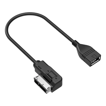  USB AUX Cable Music MDI MMI AMI to USB Female Interface Audio AUX Adapter Data Wire для VW для Audi A6L Q5 Q7 A8 S5