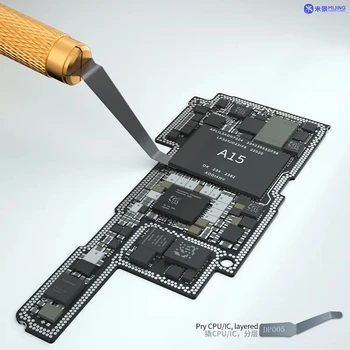  Mijing Phantom 3 В 1 Процессор Разборка Процессора Разборка Нож Обслуживания Для iPhone NAND CHIP IC Удалить клей Паяльное лезвие