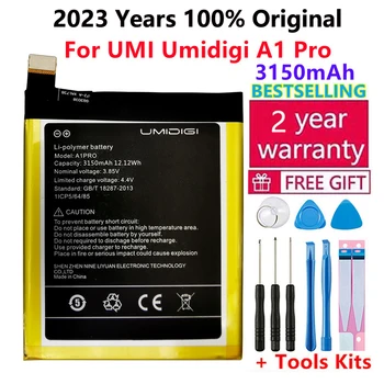  2023 года 100% оригинальный высококачественный сменный аккумулятор емкостью 3150 мАч для аккумуляторов сотовых телефонов UMI Umidigi A1 Pro A1Pro Bateria
