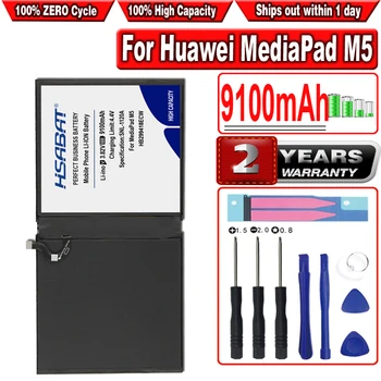  HSABAT 9100mAh HB299418ECW Аккумулятор для Huawei MediaPad M5 CMR-W19 CMR-AL09