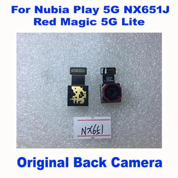  Оригинальная задняя камера заднего вида для ZTE Nubia Play 5G / Red Magic 5G Lite NX651J Большой модуль основной камеры Гибкий кабель Детали телефона