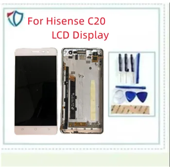  5.0 '' для Hisense C20 ЖК-дисплей Экран + сенсорный экран дигитайзер в сборе черный белый цвет с лентой