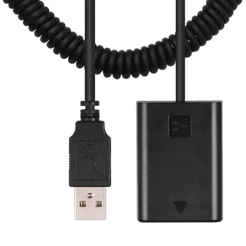  5V USB NP-FW50 Фиктивный адаптер для подключения аккумулятора для Sony A7 A7II A7R A7S A7RII A7SII A6000 A5000 A3000 NEX5 NEX3 ILDC Камера