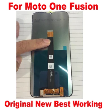  Оригинальный LTPro Лучший ЖК-дисплей Сенсорный экран Digiziter Сборка Стеклянная сенсорная панель для Motorola Moto One Fusion Mobile Pantalla