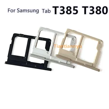  Для Samsung GALAXY Tab T385 T380 Слот для лотка для SIM-карты Держатель MicroSD Запасные части Nano