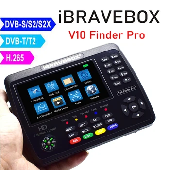  iBRAVEBOX V10 Finder Pro HEVC Спутниковый и наземный видоискатель DVB-S2X/S2/T2 H.265 против спутниковой связи ST5150 WS-6916 GTMEDIA V8 Finder2