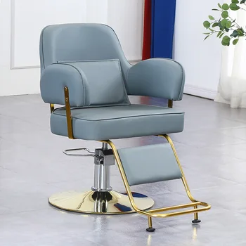  Эстетическое парикмахерское кресло Поворотный вращающийся педикюр Укладка Парикмахерское кресло Профессиональная спинка Силлас Мебельный салон MQ50BC