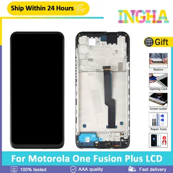  Оригинальный 6,5-дюймовый ЖК-дисплей для Motorola Moto One Fusion Plus LCD XT2067-1 / 2 / 3 Сенсорный экран в сборе для дисплея Moto One Fusion+