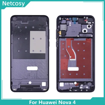  Netcosy Mid Middle Housing Frame Bell Plate Cover Replacement Replacement For Huawei Nova 4 4E Phone Accessoary Repair