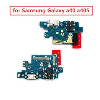   для Samsung Galaxy A40 A405 USB Зарядное устройство Порт Док-разъем Печатная плата Лента Гибкий кабель Зарядка Порт Замена компонентов