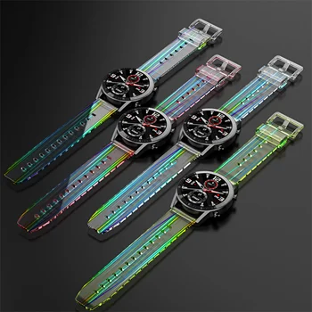  20 мм ремешок для Samsung Galaxy Watch 4 40 мм 42 мм ремешок северное сияние лазерный браслет Samsung Galaxy Watch Active 2 40 мм 44/46 мм