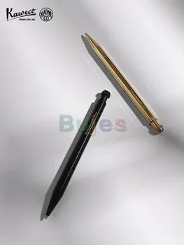  Шариковая ручка специальной серии KAWECO, алюминиевая и латунная металлическая конструкция, минималистичный индустриальный стиль, роскошная упаковка