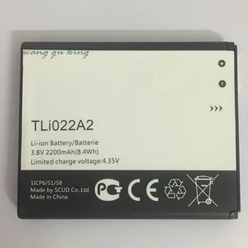  3,8 В Новый высококачественный аккумулятор TLi022A2 2200 мАч для запасного аккумулятора Alcatel
