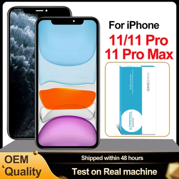  OEM ЖК-дисплей для Apple iPhone 11 / 11 Pro Дисплей Дигитайзер в сборе для iPhone 11 Pro Max Оригинальная смена стекла ЖК-дисплея