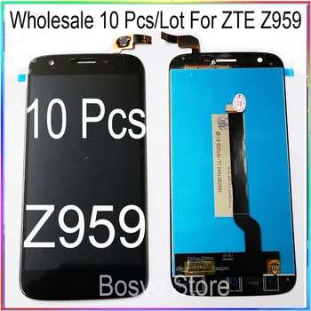  Оптовая продажа 10 штук / лот для ZTE Blade Z959 ЖК-дисплей с сенсорным дигитайзером в сборе