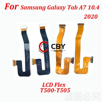  Материнская плата Flex для Samsung Galaxy Tab A7 10.4 (2020) SM-T500 SM-T505 SM-T505N Разъем материнской платы Гибкий ЖК-кабель