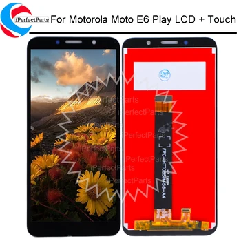  5.5'' Для Motorola Moto E6 Play XT2029 XT2029-1 ЖК-дисплей Сенсорный экран Digiziter в сборе Для moto E6 Play LCD