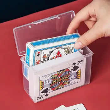  Коробка для хранения коллекционных карточек Контейнер для хранения мелких предметов Коробка для хранения пластиковых карт Многоцелевой органайзер для маленьких для игры