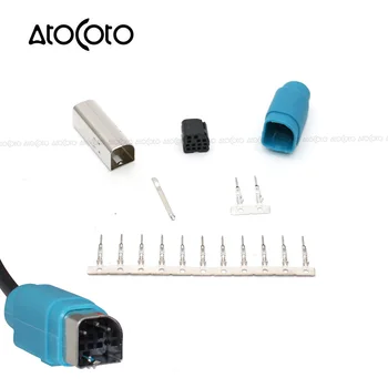  AtoCoto Аудиовход Разъем AUX с 13-контактными разъемами для головного устройства Alpine CD/Radio KCE-237B Модифицированный разъем для сборки своими руками