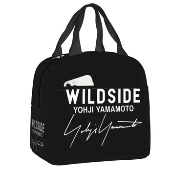  WILDSIDE Yohji Yamamoto Изолированный ланч-бокс для женщин Портативный термокулер Сумка для ланча Школьная еда Контейнер для пикника Tote