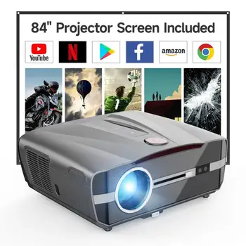 4K Beam Проектор для фильмов с автоматической фокусировкой Коррекция трапецеидальных искажений Android Bluetooth TV Smart Full HD 1080P Проектор домашнего кинотеатра