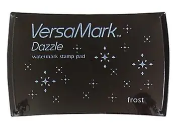  Tsukineko VersaMark Dazzle Пигментная чернильная подушка Frost Shimmer VMD-002 Серебряный водяной знак Штамп Чернильная подушка Япония