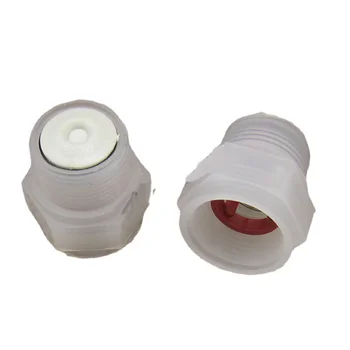 Пластиковый обратный клапан Односторонний вертикальный клапан Аксессуары для водяного насоса с пластиковой резьбой Пластик