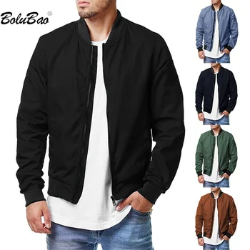 BOLUBAO 2023 Уличная повседневная куртка Мужская кожаная тонкая трендовая куртка Высококачественный дизайн Мода Горячая продажа Куртка для мужчин