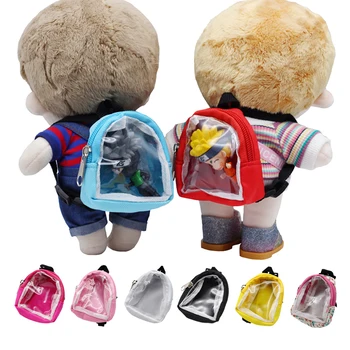   Симпатичный маленький рюкзак, подходящий для кукол EXO и кукол 1/6 БЖД, сумка может вместить куклу Blind Box и игрушку для аксессуаров