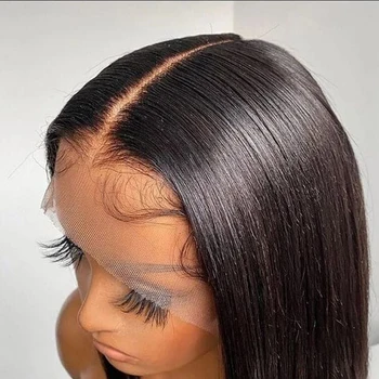  36 30-дюймовый кружевной парик из натуральных волос 13x4 13x6 кружевные передние парики для женщин бразильский прямой прозрачный 4x4 кружевной парик с застежкой
