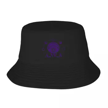  Новый фиолетовый Официальный логотип Ведро Шляпа Мода Пляж Люкс Бренд Мужчины Гольф Одежда Женская