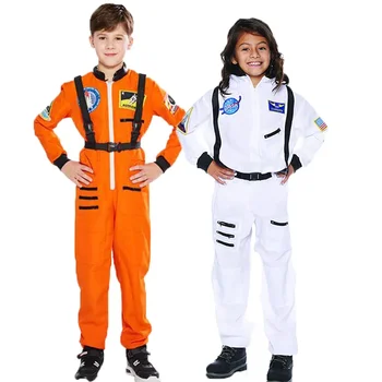  Astronaut Kostuum Voor Kids Space Pak Rol Spelen Dress Up Kostuum School Uniformen Косплей-вечеринка
