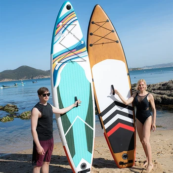  2022 Новый дизайн эпоксидной смолы Индивидуальные деревянные доски для серфинга Stand Up Paddle Board