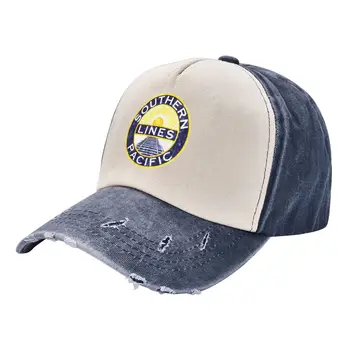 Винтажная историческая железная дорога Southern Pacific Ковбойская шляпа Шляпа дерби шляпа Шляпа для гольфа Мужская шляпа Женская шляпа