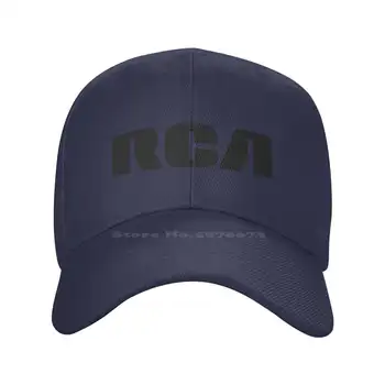  RCA Логотип Принт Графический Повседневная Джинсовая кепка Вязаная шапка Бейсболка