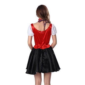  Новые и реальные сексуальные французские костюмы горничной Хэллоуин Ролевая игра Прекрасный наряд горничной Сексуальный наряд горничной Косплей костюмы размер L,XL,M