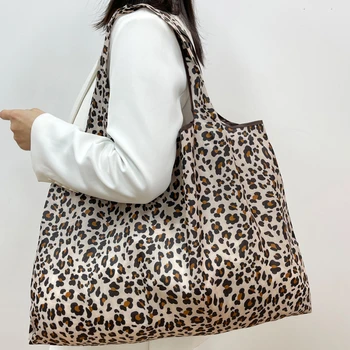   Модная печать Складная экологичная сумка для покупок Tote Складной мешочек Сумки Удобные большой емкости для путешествий Продуктовая сумка