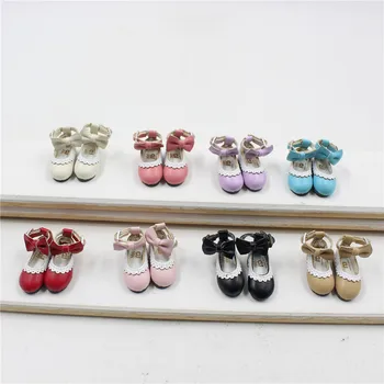  Кукольные туфли Blyth с бантом Девять разных цветов можно выбрать Cute Neo 1/6 BJD