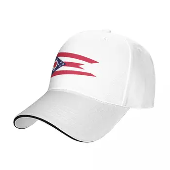  Бейсболка с флагом штата Огайо, симпатичные шляпы, бейсболка, козырек, винтаж, элегантные женские шляпы, мужские,