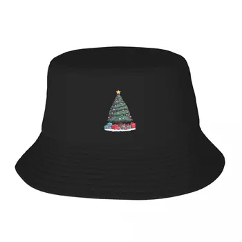  Рождественская елка Картина Художественное ведро Шляпа дерби Спортивные кепки Женская кепка Мужская