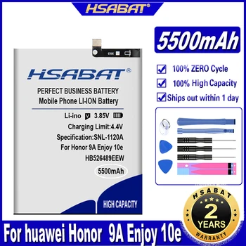  Аккумулятор HSABAT HB526489EEW 5500 мАч для аккумуляторов Huawei Honor Play Changwan 9A Enjoy 10e