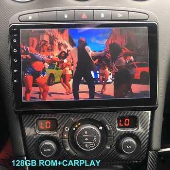  Carplay Автомагнитола для Peugeot 408 Радио Мультимедийный видеоплеер для Peugeot RCZ 308 308SW Android 13 GPS Навигационное головное устройство