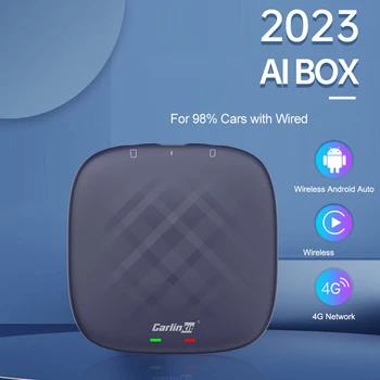  Carlinkit Wireless Carplay Android Auto 8 + 128 ГБ / 4 + 64 ГБ Ai TV Box Bluetooth 8-ядерный 6125 CPU GPS Glonass CarPlay 4G LTE Smart Box