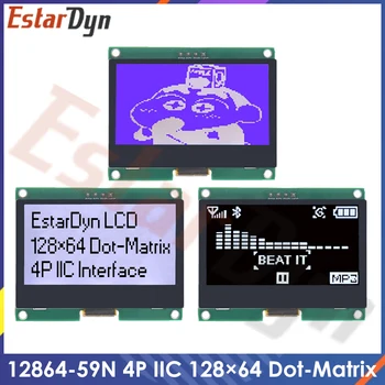  12864 IIC 4P ЖК-модуль 128X64 I2C ST7567S COG Графический дисплей Экран Плата LCM Панель 128x64 Точечный матричный экран для Arduino