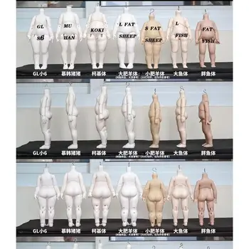  BJD Doll 1/6 Body Body QBaby S L FISH CHIMU Koki GL S6 S4 Body